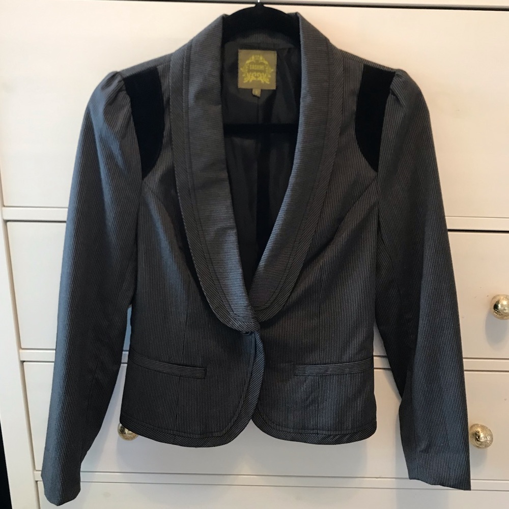 Pinstripe Blazer
